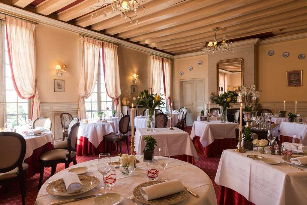 Chateau De Beaulieu Et Magnolia Spa, The Originals Relais جو لو تورز المطعم الصورة
